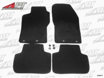 Set Deluxe floor mats black velours Alfa 147