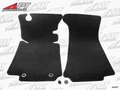 Set Deluxe floor mats black velours Spider 70 - 85