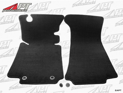 Set Deluxe floor mats black velours Spider 70 - 85