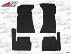 Set Deluxe floor mats black velours GTV 105 2. series