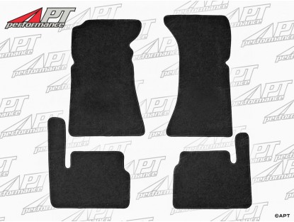 Set Deluxe floor mats black velours GTV 105 2. series