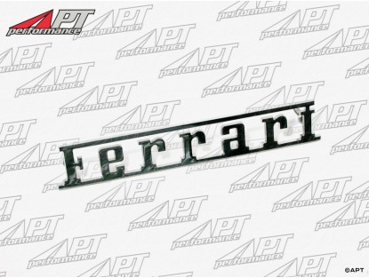 Script rear Ferrari chrome 125mm