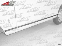 Set chrome trims for door sills 101 Giulietta Spider 154cm