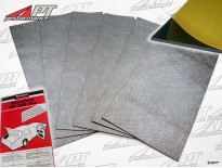 Noise-adsorbent mat Aluminium 50 x 25cm (6 pcs.)
