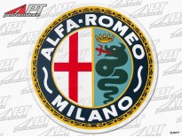 Sticker Alfa Romeo Milano (round 30cm)