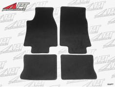 Set Deluxe floor mats black velours Alfa 75