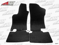 Set Deluxe floor mats black velours Alfa 145