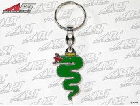 Key fob Alfa snake green