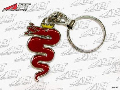 Key fob Alfa snake red