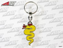 Key fob Alfa snake yellow