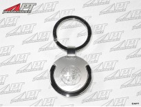 Keyring Alfa Romeo chrome -  satin round