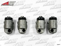 Set (4) wheel brake cylinders front Alfa 1900