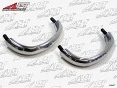 Set (2) outer door handles aluminium GTA -  101 SZ