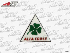 Emblem "ALFA CORSE"  self adhesive (7 x 6cm)