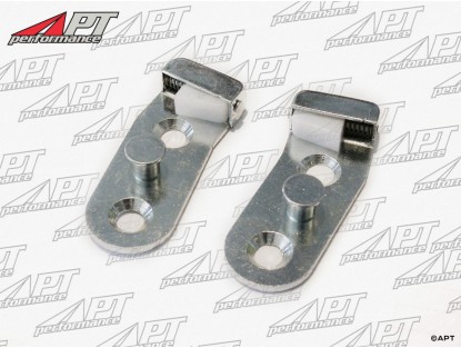 Set (2) lock striker plates Alfa Romeo 750 - 101 -  Ferrari