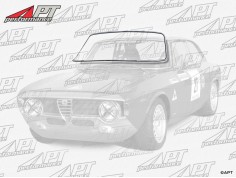 Front screen chrome frame set GTV Bertone