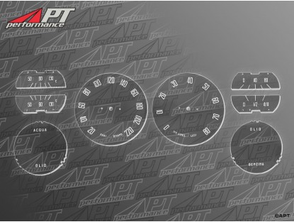 Set (3) instrument inserts 2000 Touring Spider