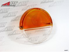 Rear light lens  Fiat Dino Spider orange -  white