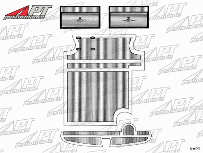 Set rubber floor mats 1900 SS Touring (4 pcs.)