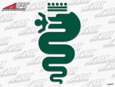 Sticker Alfa snake green (53cm)