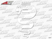 Sticker Alfa snake white (53cm)