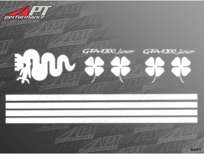 Set decals Alfa Romeo GTA (white)