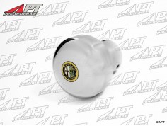 Gearshift knob aluminium with Alfa Romeo emblem