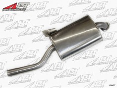 Centre exhaust muffler stainlass steel  Fastback Spider