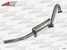 Rear exhaust muffler stainless steel Spider Bertone