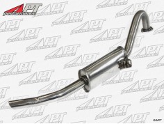 Rear exhaust muffler stainless steel 1300 - 2000 105/115
