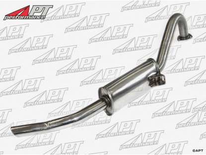 Rear exhaust muffler stainless steel Spider Bertone