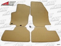 Set Deluxe floor mats tan velours Alfa 156