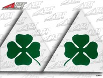 Set sticker clover leaf Corse left & right (15cm)