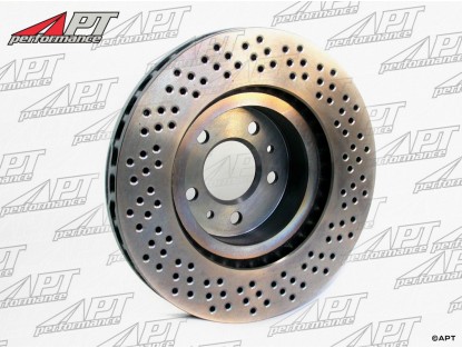 Front brake disc Ferrari 512 TR with holes