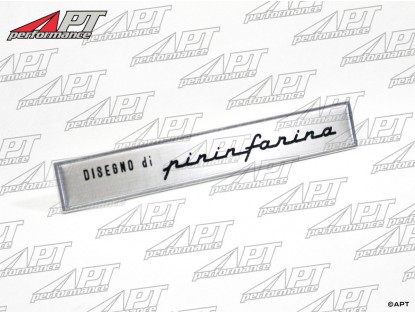 Script "Disegno di Pininfarina" (silver 145mm)