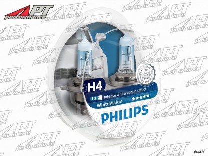 Bulb set (2) Philips Xenon H4 12V 60 - 55W - 60%