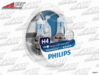 Bulb set (2) Philips Xenon H4 12V 60/55W +60%