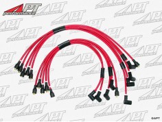 Set HT leads red 1300 - 1600 GTA (7mm) silicone
