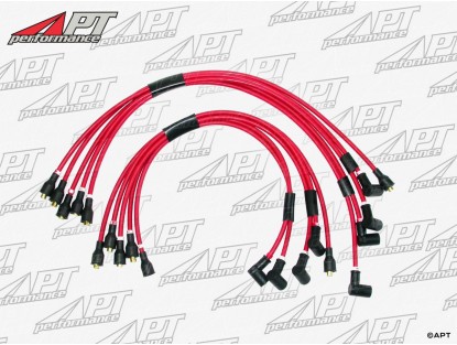 Set HT leads red 1300 - 1600 GTA (7mm) silicone