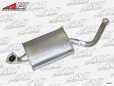 Centre exhaust muffler Spider catalytic conv. 1987 - 1990