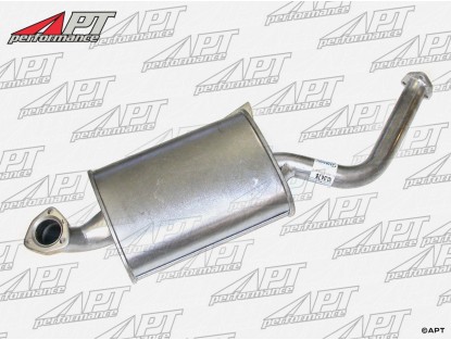 Centre exhaust muffler Spider catalytic conv. 1987 - 1990