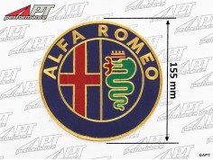 Embroidered iron-on patch Alfa Romeo (6" -  155mm)