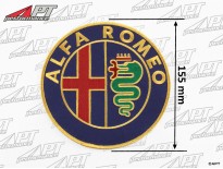 Embroidered iron-on patch Alfa Romeo (6" -  155mm)