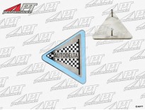 Badge "Autodelta" enamel with threaded pin