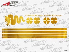 Set decals Alfa Romeo GTA (gold)