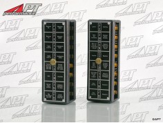 Set (2) Fuse boxes  Ferrari 330 (8 fuses)