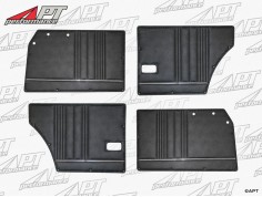 Set (4) door panels black Giulia 74-78