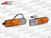 Set Front turn signal lights 308 white -  orange