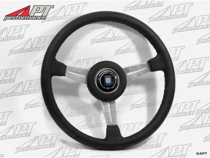 Nardi Classico black leather -  silver spokes 365mm