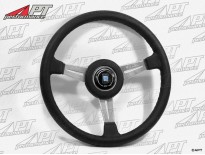 Nardi Classico black leather -  silver spokes 365mm